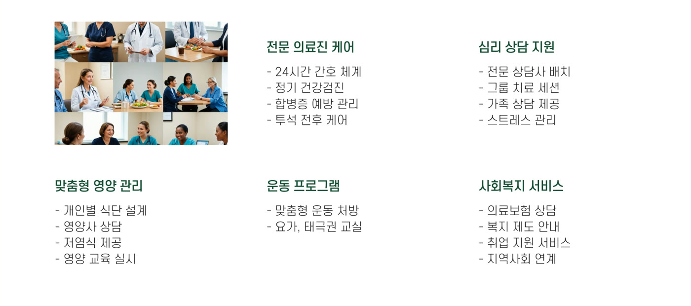 정읍J요양병원 환자 케어 프로그램 콘텐츠 구조